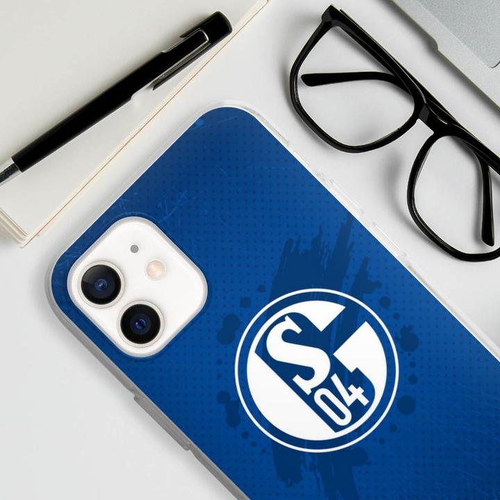 Produktbild DeinDesign Silikon Hülle für Apple iPhone 12 Pro Handyhülle Case Smartphone Schutzhülle Bundesliga FC Schalke (Apple iPhone 12 Pro)