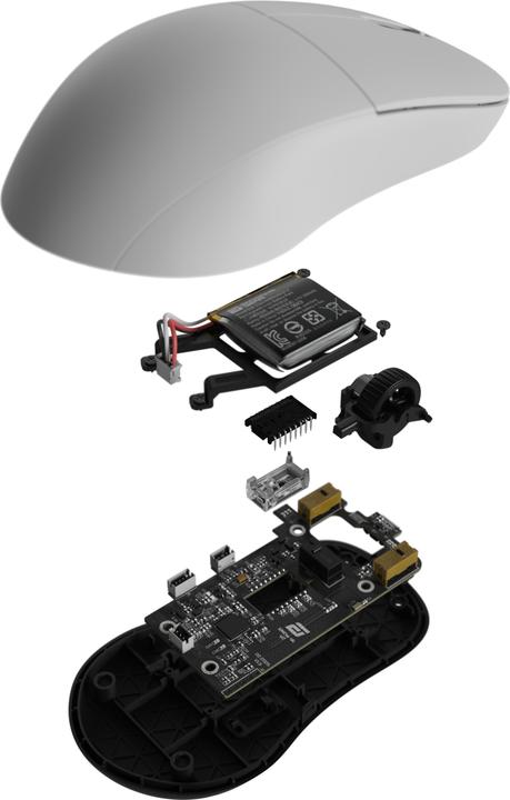 Produktbild Endgame Gear XM2w 4k (v2) - Wireless Gaming Mouse - White (Kabelgebunden, Kabellos)