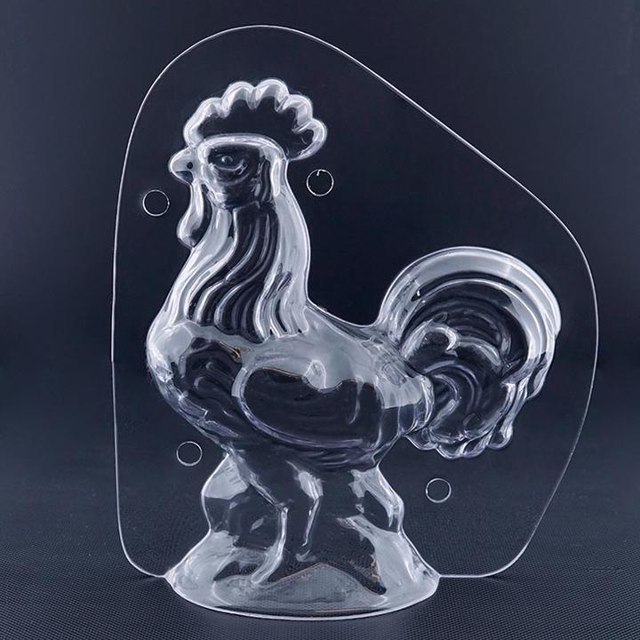 Produktbild miniSchoggi Schokoladenform stolzer Hahn gross