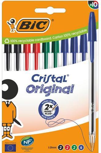 Image du produit Bic Cristal (Transparent, 10 x)