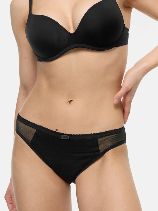 Immagine prodotto DIM Slip Lace Strong Nero con dettaglio in rete (42, 43, 44)