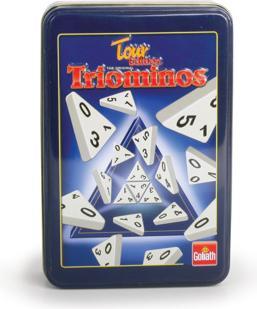 Actual product image Goliath Toys Cans Triominos Travel Edition (German)