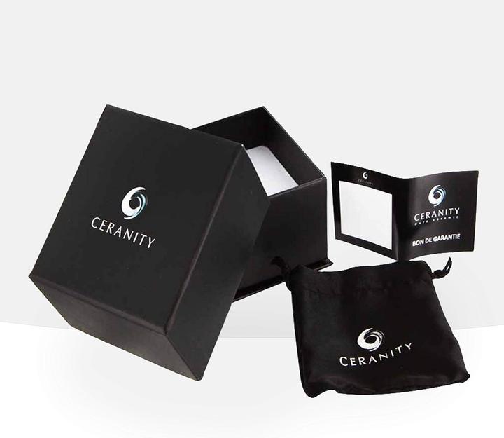 Actual product image Ceranity womens bracelet ceramic and silver 9251000 37 g zirconia 19 cm 1320014N Ceramic na cubiczirconia (19 cm, 1000, Ceramic and silver 925)