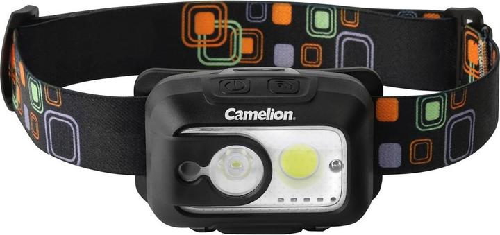 Produktbild Arcas LED COB Stirnleuchte mit Sensor, Akku wiederaufladbar (380 lm)