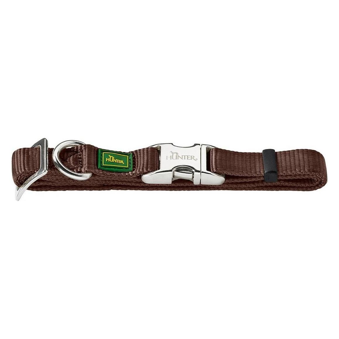 Hunter Hundehalsband Alu-Strong Braun M (40-55 Cm) (M, Hond), Kraag + Leiband