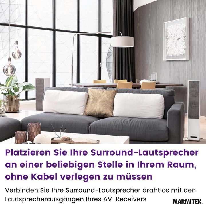 Productafbeelding Marmitek - Speaker Anywhere 650 - Draadloze luidsprekerverbinding (30 m)