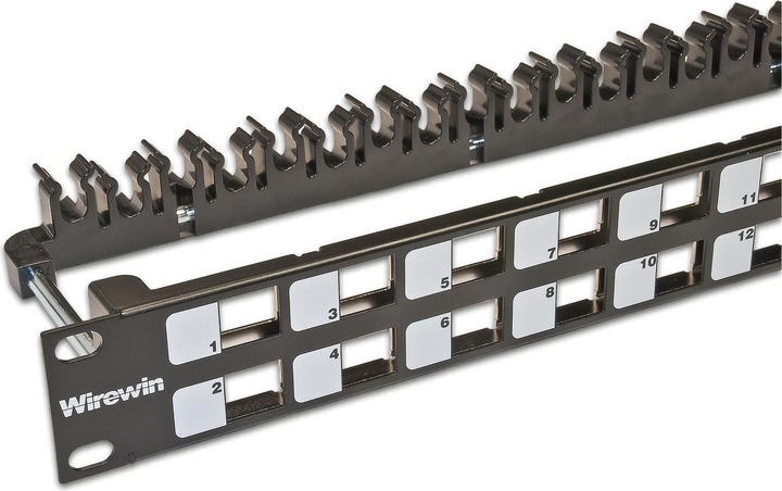 Produktbild Wirewin 24-Port 1HE Patchpanel, geschirmt