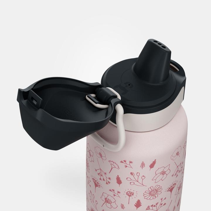 Immagine prodotto Quechua Biberon per bambini da 0,6 l in acciaio inox con chiusura rapida - rosa (0.60 l)