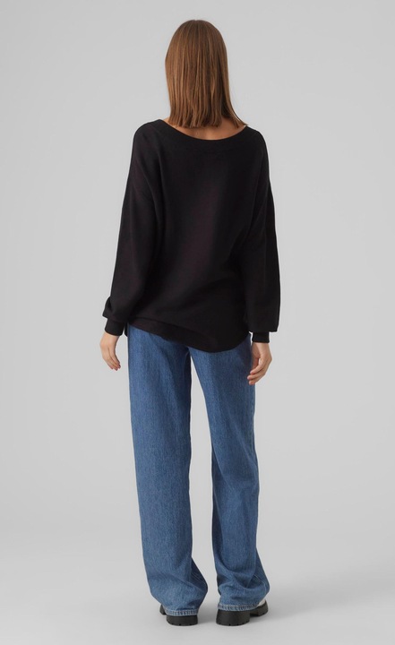 Actual product image Vero Moda VMNANCY LS BOATNECK PULLOVER GA EXC Knitted jumper (S)