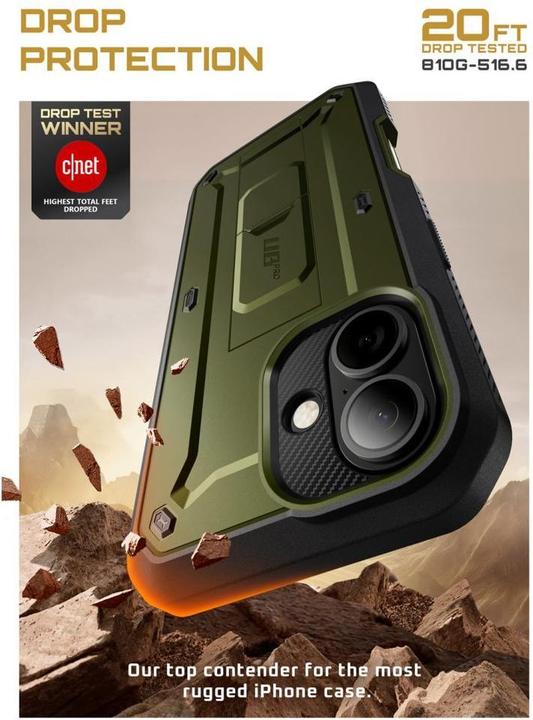Image du produit Supcase UB Pro iPhone 17 Hülle - Grün (Apple iPhone 17)