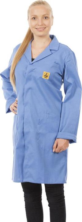 Produktbild Wolfgang Warmbier ESD-Arbeitsmantel AM-160, Grösse 5XL, Farbe blau (5XL)