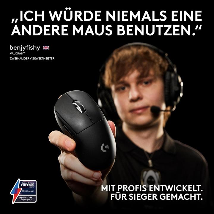 Produktbild Logitech G G Pro X Superlight 2 (Kabelgebunden, Kabellos)