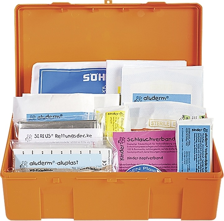 Productafbeelding Söhngen Eerste hulp koffer SCHOOL Afmetingen: 26 x 16 x 8 cm (B x H x D) Kleur: oranje (Eerste Hulp Kit)
