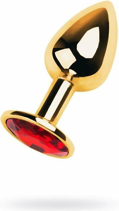 Productafbeelding Toyfa Golg Analplug mit Edelstein, rot