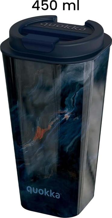 Produktbild Quokka Vaso Cafe Doble Pared - Doppelwandiger Becher 450 ml (Dark Stone) (0.45 l)