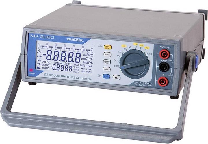 Metrix Bench multimeter For your laboratory applications simple and efficient (CAT III 1000V)