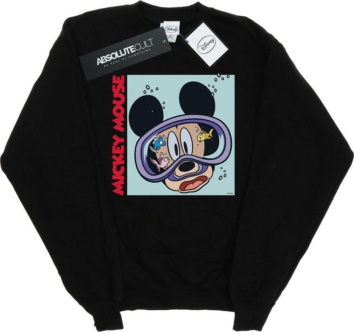 Actual product image Disney Mens Mickey Mouse Under Water Sweatshirt (XXL)