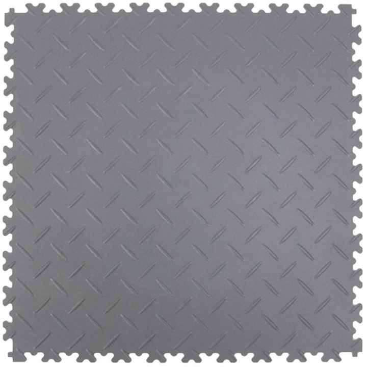 Produktbild Magni Format 4330816847312 – PVC bodenfliese. Diamant dunkelgrau. 505 x 505 x 4 mm (PVC Boden)