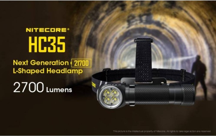 Immagine prodotto Nitecore HC35 incl. NL2140HP (2700 lm)