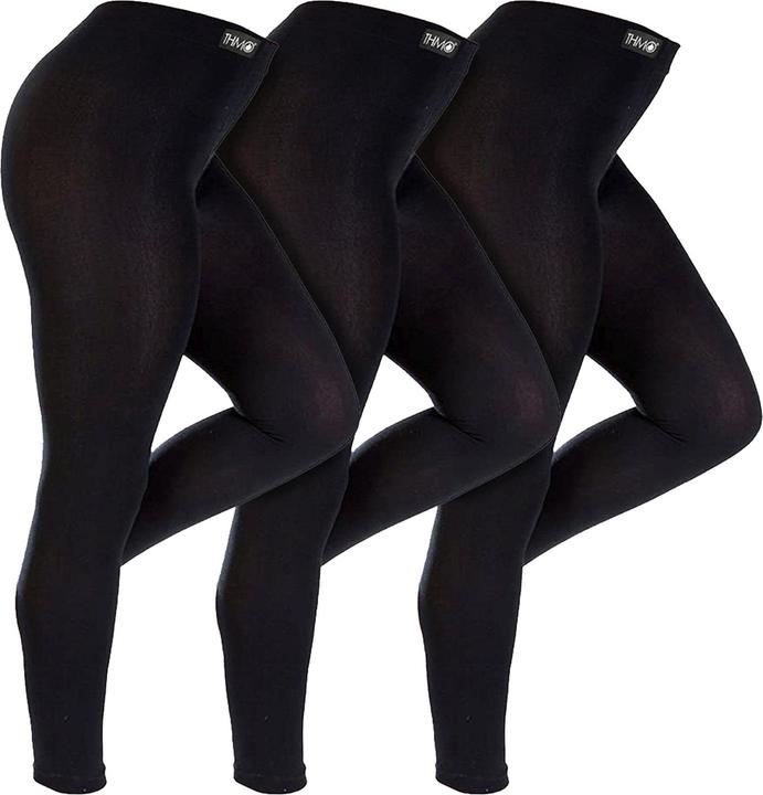 Produktbild Thmo 3 Paar Thermo Leggings | Kinder Winter Dicke Plüsch Strümpfhose (122/128)