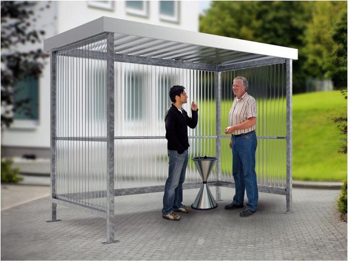 Image du produit Wsm Abri, ouvert d'un côté, l x p 2960 x 1580 mm, galvanisé à chaud.