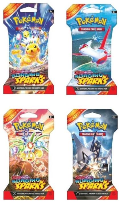 Produktbild Pokémon Surging Sparks (Englisch, Sleeved Booster Pack)