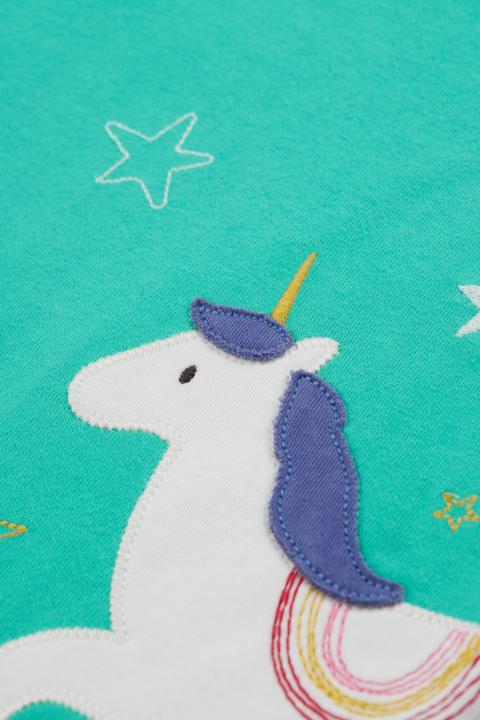 Actual product image Frugi Toddlers T-shirt Unicorn (68, 74)