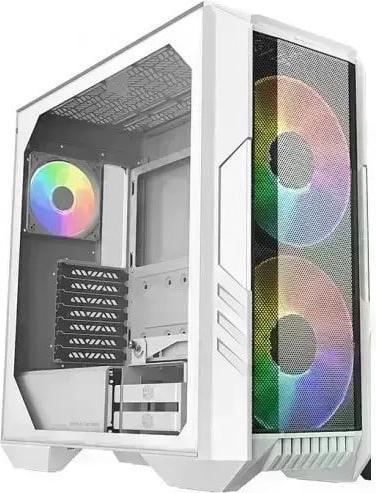 Produktbild Cooler Master PC-Gehäuse HAF 500 Midi-Tower ARGB baltas (ATX, mATX, Mini-ITX, E-ATX)
