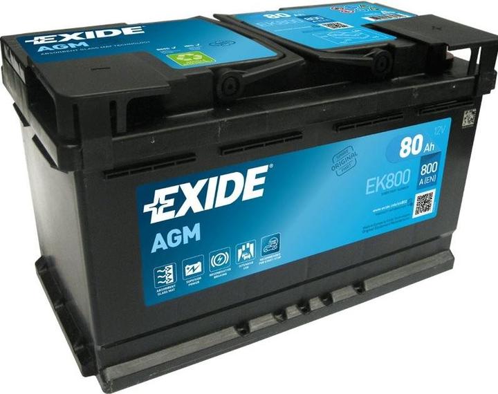 Exide start-stop AGM (12 V, 80 Ah, 800 A)
