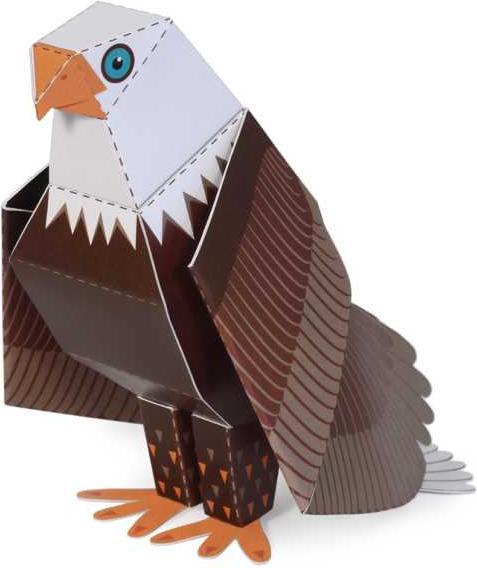 Actual product image Pukaca Paper toy set. 4 Woodland animals