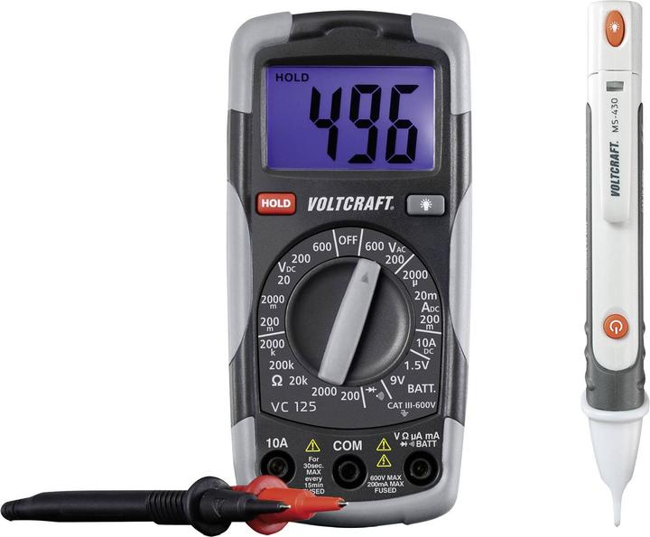 Voltcraft Digital-Multimeter Set (CAT III 600V)