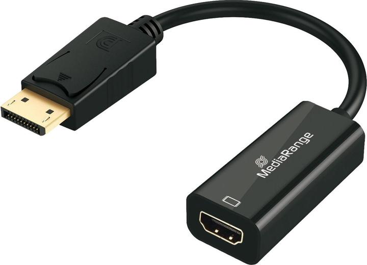 Image du produit MediaRange HDMI (type A) — DisplayPort (0.20 m, DisplayPort, HDMI, 1.2)