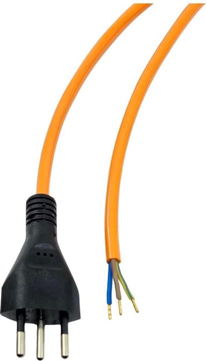 Actual product image Elbro Connection cable 3×1mm² 5m PUR plug T12 moulded orange (5 m)