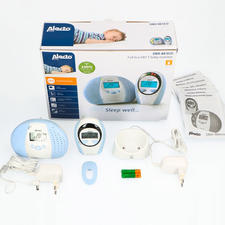 Actual product image Alecto Dbx-88 Eco (Baby Monitor Audio, 300 m)