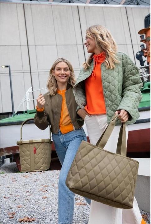 Produktbild reisenthel Tasche Classic Shopper L Rhombus Olive