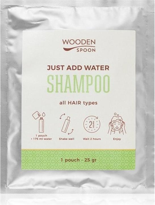 Image du produit Wooden Spoon Shampooing WoodenSpoon Just Add Water! Shampooing - Shampooing naturel pour des cheveux brillants (Shampoing liquide)
