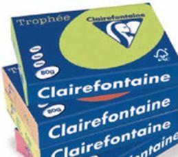 Actual product image Clairefontaine Universal paper, coloured (A4, 250 Sheets, 120 g/m²)