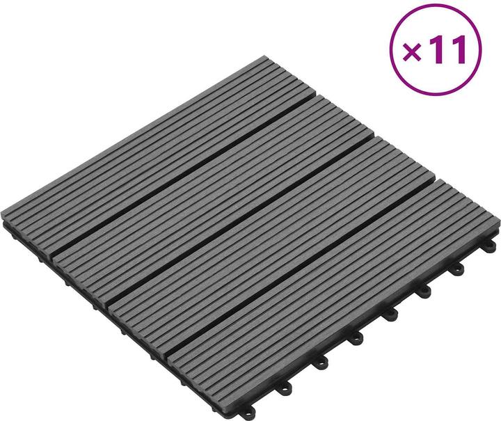 Produktbild vidaXL Terrassenfliese (11x, 30 x 30 cm)