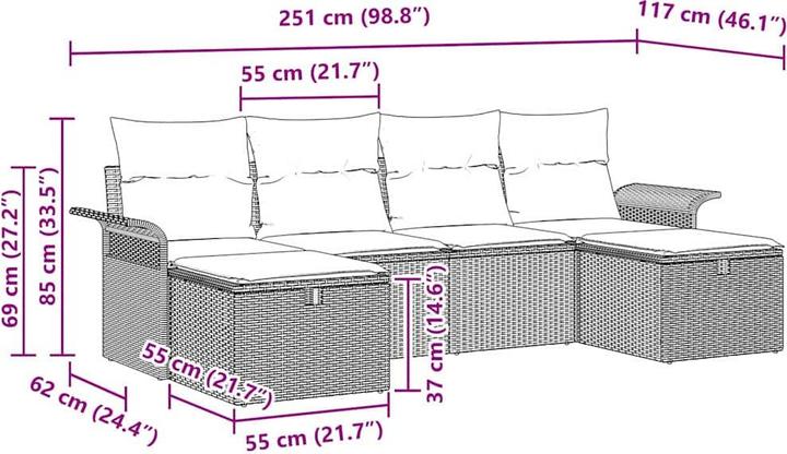 Produktbild vidaXL Louise