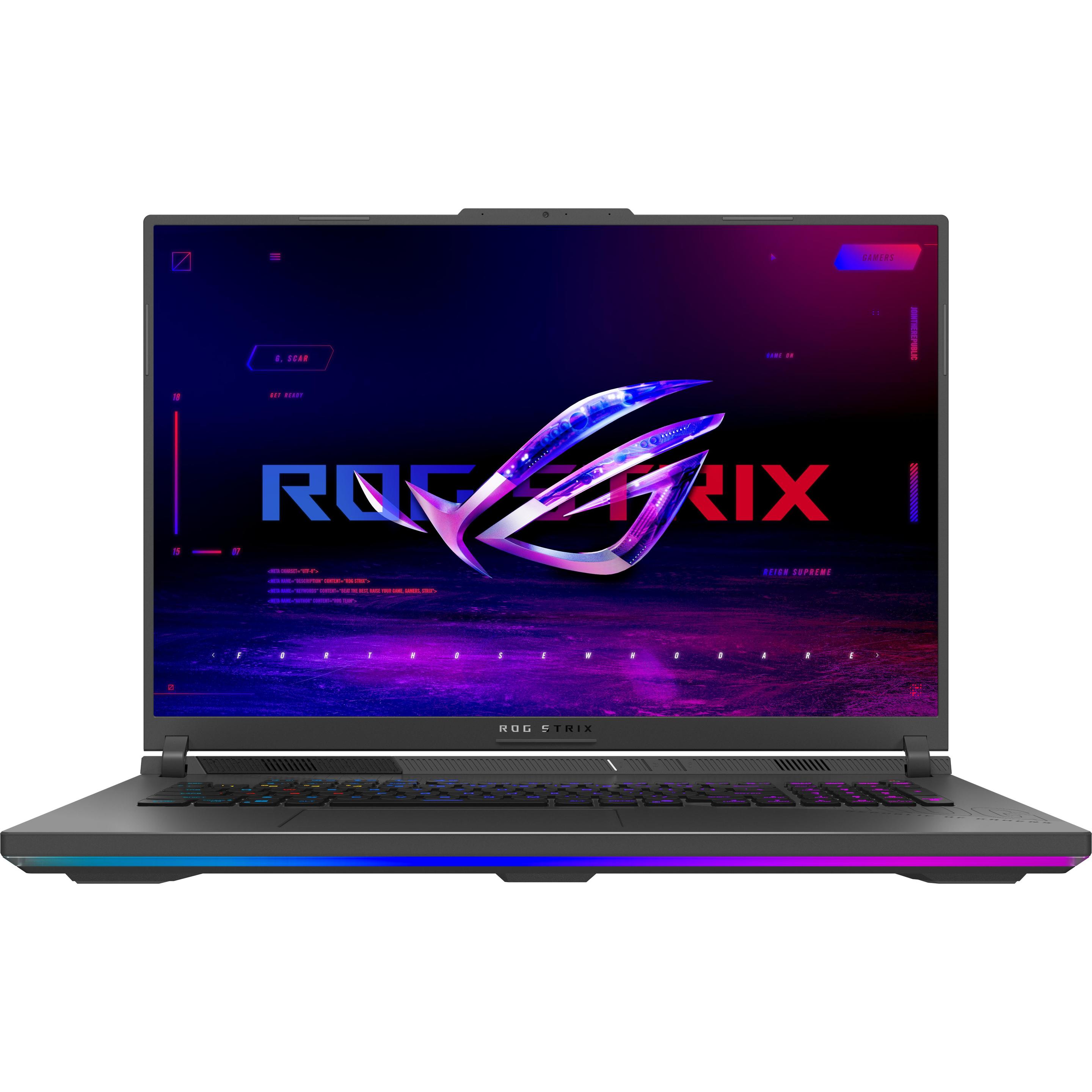 ASUS ROG Strix 18 G814PM-S8021 - 18" WUXGA IPS AMD Ryzen 9-8940HX - 1.000 GB - 32 GB (18", 1000 GB, 