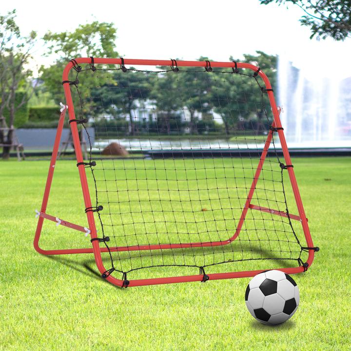 Actual product image Homcom Football Rebounder with adjustable angles