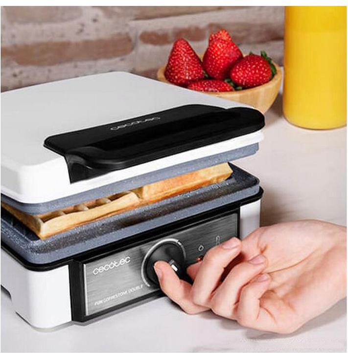Productafbeelding Cecotec Gaufrier compatible Fun Gofreston Dubbel (Blanc)