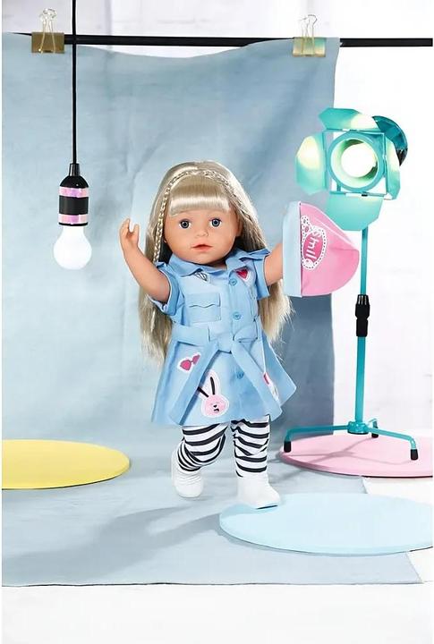 Actual product image Zapf Creation Zapf 835258 BABY born Deluxe Jeans Dress 43cm