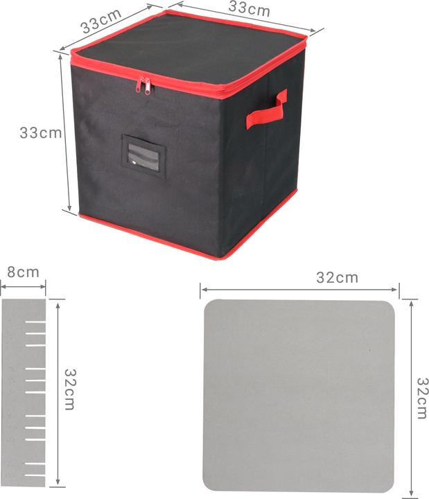 Actual product image Relaxdays Christmas bauble storage box (33 cm, 1x)