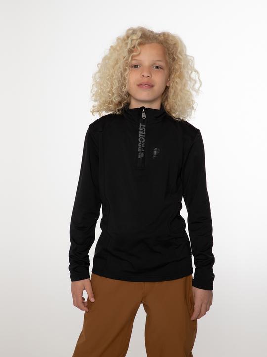 Produktbild Protest Jungs Fleece WILLOWY JR Geotech Ultraschnell Trocken Und Hoch Atmungsaktiv True Black 152 (152)