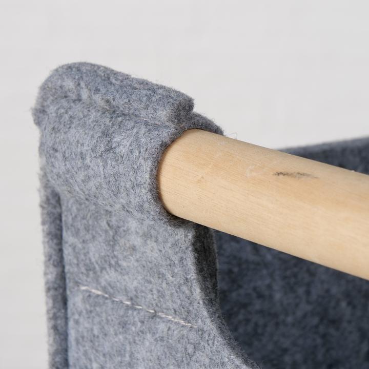 Actual product image Boltze Home Storage Basket Karly Set of 3, Gray (3 x, 50 x 35 x 31.5 cm)