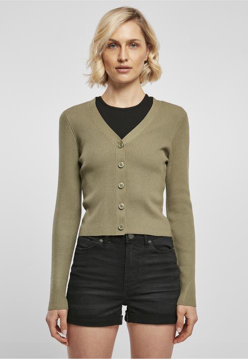 Produktbild Urban Classics Ladies Short Rib Knit Cardigan (4XL)