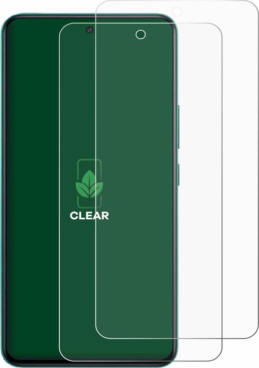 Actual product image ScreenLeaf Screen Protector sustainable Screen Protection, clear, anti-scratch (2 Piece, Huawei Ascend Y300)