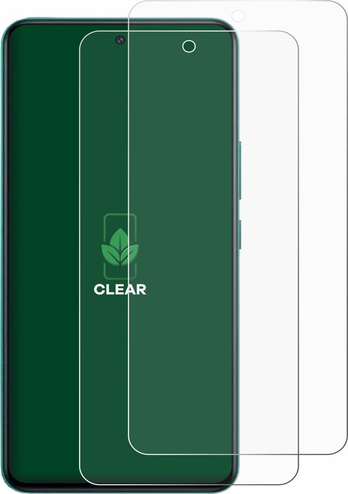 Produktbild ScreenLeaf Schutzfolie nachhaltiger Displayschutz Display Schutz Folie Klar Transparent (2 Stück, Huawei Ascend Y300)