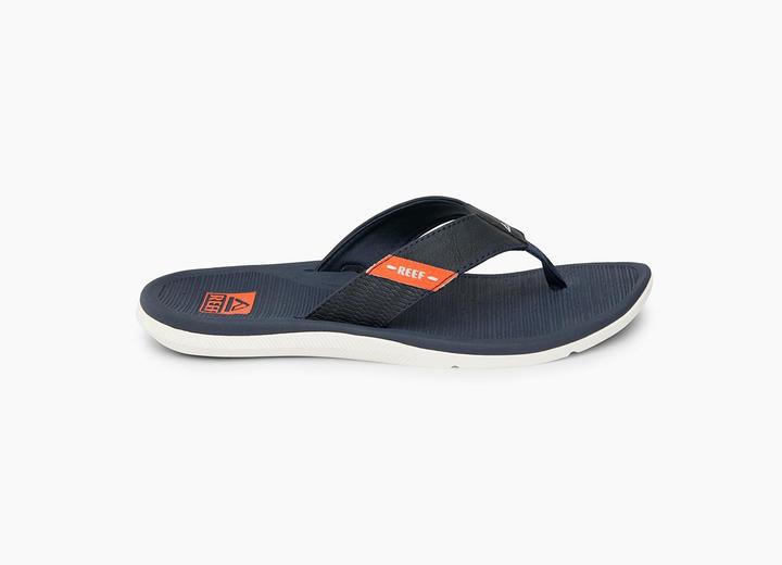 Produktbild Reef SANTA ANA NAVY/WHITE/ORANGE Heren Slippers - navy/white/orange (43)